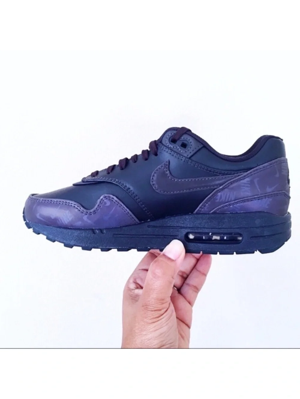 Nike Air Max 1 LX Oil Grey Women’s Sneakers - Picture 5 of 7